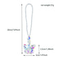 002 3D butterfly suncatcher with beads Gorgeous car hanging ornament, gifts for lovers, home decoration