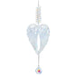014 Stars Pretty Angel Wings with carvings, Glass ball Acrylic Hanging Decoration